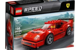 box cover of the lego f40 competizione