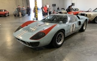 the ford gt40 seen in ford v ferrari driven by ken miles