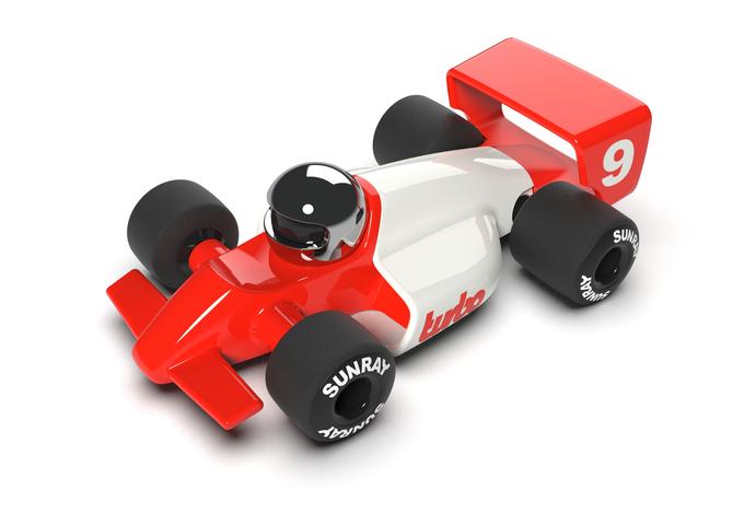 the Turbo, an 80s f1 toy car made by Playforever