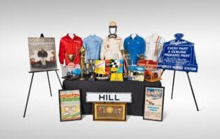 several items from the Phil Hill Automobilia Auction by Gooding & Co